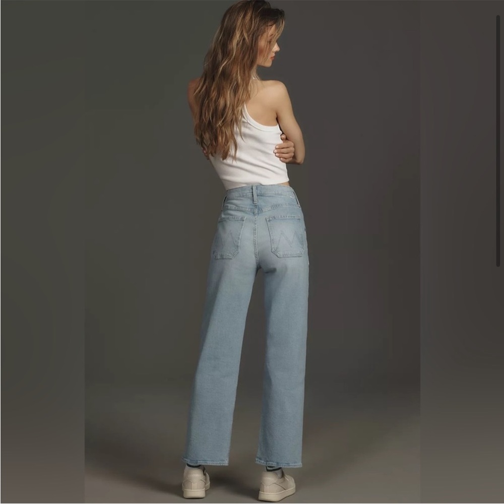 NWT MOTHER Denim The Patch Rambler
Ankle Norway Dude Wash Size 25